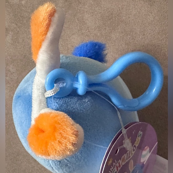 Kellytoy Bebe the Bluebird Squishmallow Clip-on Backpack Stuffed Plush Toy 5” - Picture 13 of 16